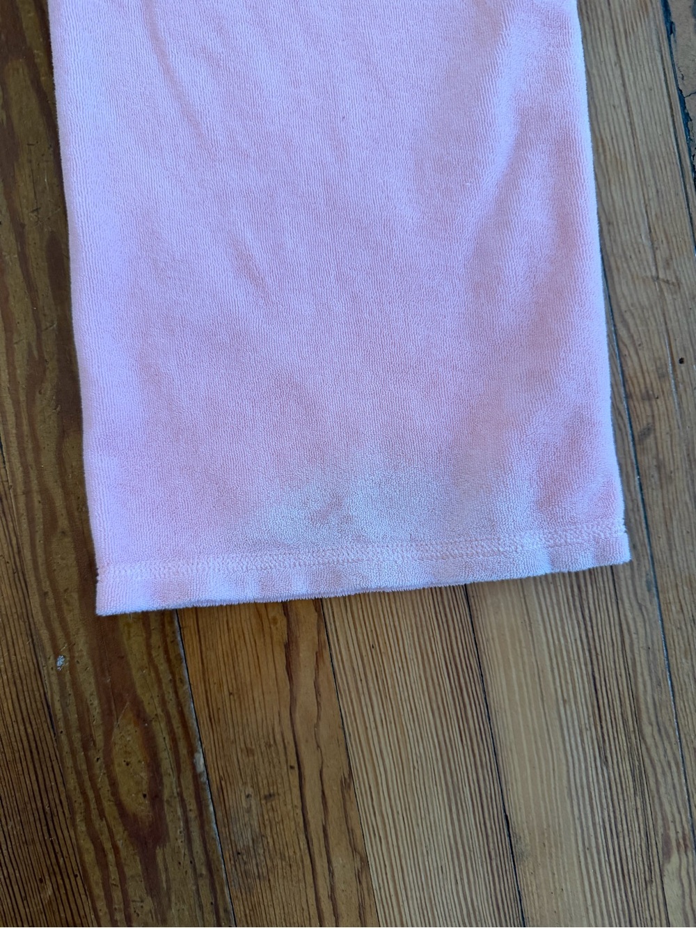 Vintage Juicy Couture Pink Terry Cloth Track Pants Y2K MadeIN USA Petite XS READ - Picture 6 of 7